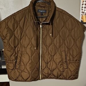 Marc New York Brown Quilted Vest